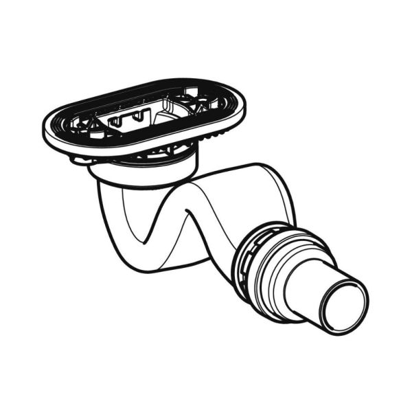 Geberit Sestra Duschwannenablauf Siphonierhöhe 50 mm