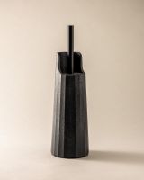 Vorschau: Cosmic Avenir Badezimmerset 4 in 1, black natur