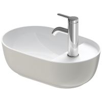 Duravit Luv Aufsatzbecken 42x27cm weiss/grau matt 0381422300