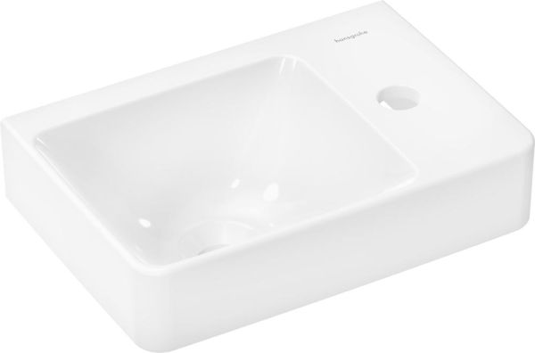 hansgrohe Xelu Q Handwaschbecken 36x25cm Ablage rechts weiß