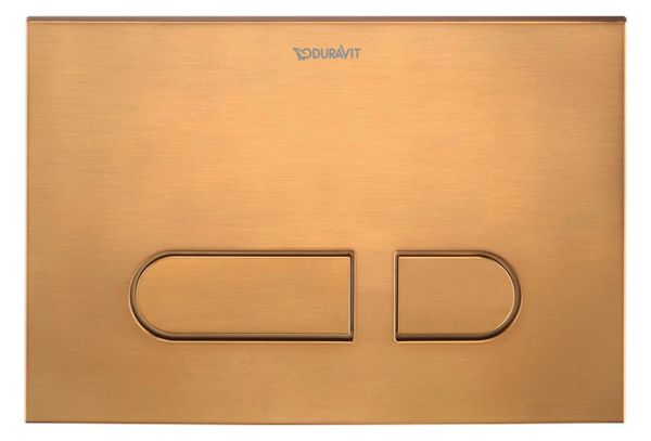 Duravit DuraSystem Betätigungsplatte mechanisch für WC A1 bronze gebürstet WD5001041000