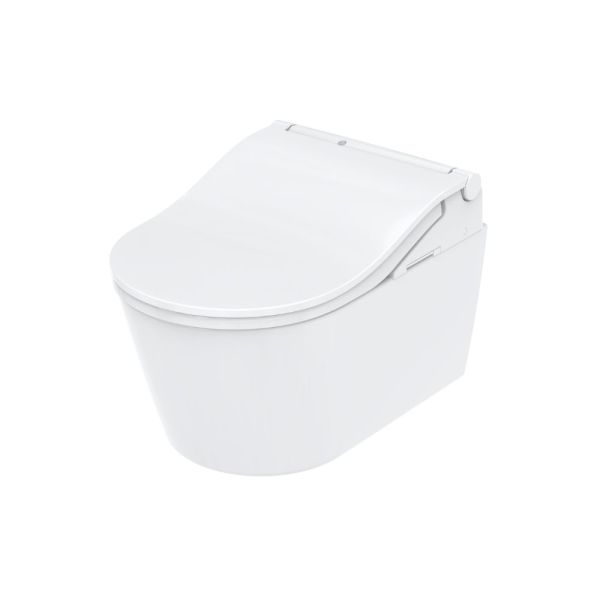 TOTO RW auto flush WASHLET® Dusch-WC Aufsatz mit weißer Leiste, weiß TCF802EAG#NW1