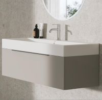 Kludi RESA Waschtisch 101x50cm mit 1 Hahnloch & Überlauf, weiß 59WW10143