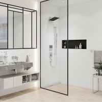 Vorschau: Hansgrohe Unica Brausestange E Puro 90cm mit Brausehalter und Brauseschlauch, chrom