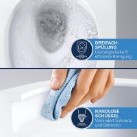 Vorschau: Grohe Euro Keramik Wand-WC, weiß