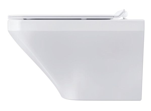 Duravit DuraStyle Wand-WC 62x37cm, eckig, WonderGliss, rimless, Durafix, weiß
