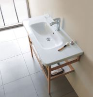 Vorschau: Duravit DuraStyle Waschtisch rechteckig 100x48cm, mit Hahnloch, mit Überlauf, WonderGliss, weiß 23201000001