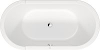 Vorschau: Duravit Starck freistehende Badewanne oval 160x80cm, weiß
