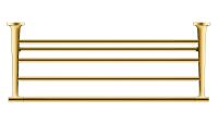 Duravit Starck T Handtuchablage wandhängend, zum Schrauben/Kleben, gold 0099443400
