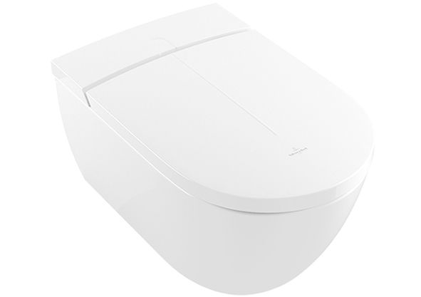 Villeroy&Boch Combipack ViClean-I100 Dusch-WC spülrandlos DirectFlush, weiß CeramicPlus