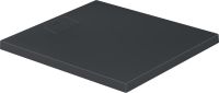 Duravit Stonetto Duschwanne rechteckig 80x90cm, Mineralguss, anthrazit