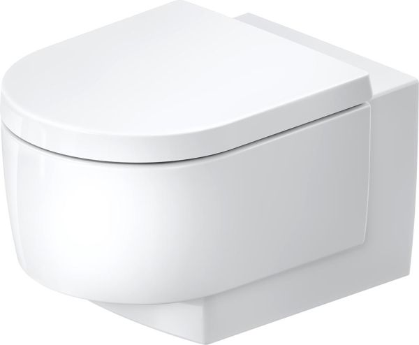 Duravit Balcoon Wand-WC 37x54cm, spülrandlos, DuraShield, weiß