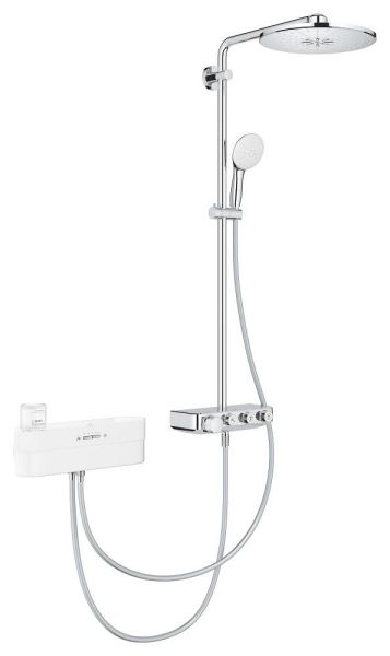Grohe Euphoria PUREFOAM Duschsystem Aufputz mit Thermostatbatterie, chrom