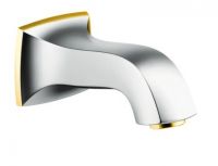 Hansgrohe Metropol Classic Wanneneinlauf, Ausladung 158mm, chrom/gold