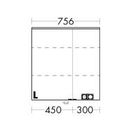 Vorschau: Burgbad Sinea 3.0 LED-Spiegelschrank 75x80cm
