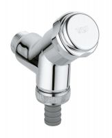 Grohe Eggemann Original WAS® Anschlussventil DN 15, Schrägsitzausf. m. RV, chrom