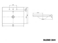 Vorschau: Kaldewei Silenio Aufsatzwaschtisch 90x46x4cm, mit Perl-Effekt, Modell 3041