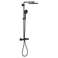 Vorschau: Grohe Vitalio Joy+ CoolTouch System 280 Duschsystem mit Thermostatbatterie, Aufputz, schwarz matt