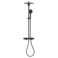 Vorschau: Grohe Vitalio Joy+ CoolTouch System 280 Duschsystem mit Thermostatbatterie, Aufputz, schwarz matt