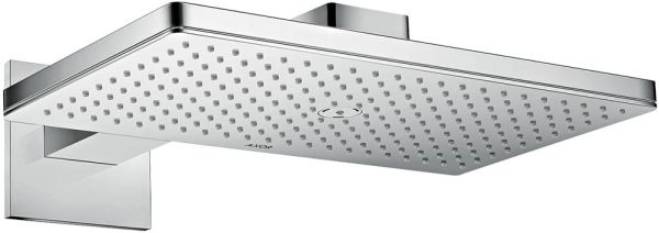 Axor ShowerSolutions Kopfbrause 460/300 1jet mit Brausearm, eckiger Rosette, chrom 35278000