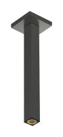 hansgrohe Deckenanschluss E 30cm brushed black chrome 24339340