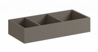 Geberit Xeno² Schubladeneinsatz H-Unterteilung, 32,3x6,2x15cm, sculturagrau