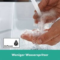 Vorschau: Hansgrohe Logis Waschtischarmatur 70 CoolStart ohne Ablaufgarnitur, schwarz matt