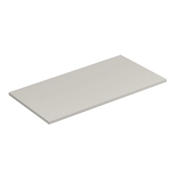 Kludi ICOS Deckplatte 100x50cm für Waschtischunterschrank, light dove matt 50T100O2