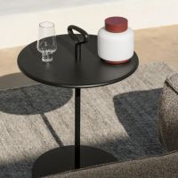 blomus PORTER Garten Beistelltisch Ø40cm, schwarz 62224