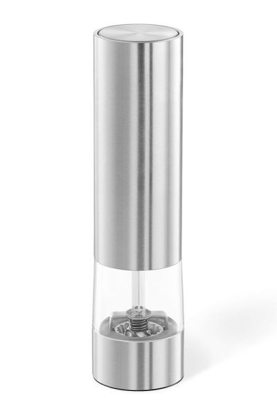 ZACK MONINO Pfeffermühle elektrisch, edelstahl seidenmatt 20935 