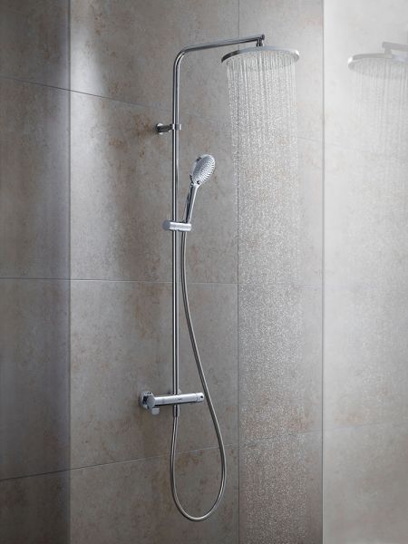 Duravit C.1 Shower System/Duschsystem mit Brausethermostat chrom C14280008010