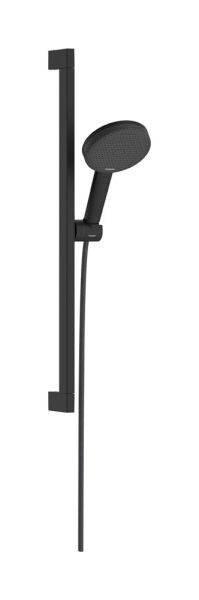 hansgrohe Raindance Alive Select S Duschset 125 Stange 65cm schwarz matt 24600670