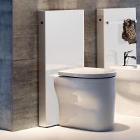 Vorschau: Geberit Monolith Plus Sanitärmodul Glas für Stand-WC 101cm