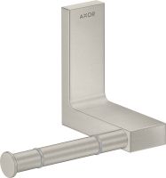 Axor Universal Rectangular Toilettenpapierhalter, stainless steel optic 42656800