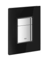 Grohe Skate Cosmopolitan WC-Betätigung mit Glasoberfläche, wassersparend, velvet black