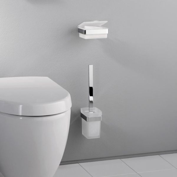 emco loft Bürstengarnitur Kristallglas satiniert, chrom 051500101 