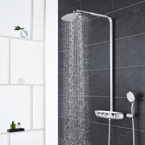 Grohe Rainshower System SmartControl 360 DUO Duschsystem mit Thermostatbatterie, chrom 26250000