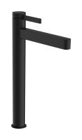 hansgrohe Finoris Waschtischarmatur 260 für Aufsatzwaschtische Push-Open schwarz matt 76072670