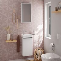 Vorschau: Hansgrohe Xelu Q Waschtischunterschrank 34cm für Handwaschbecken, links 54011000