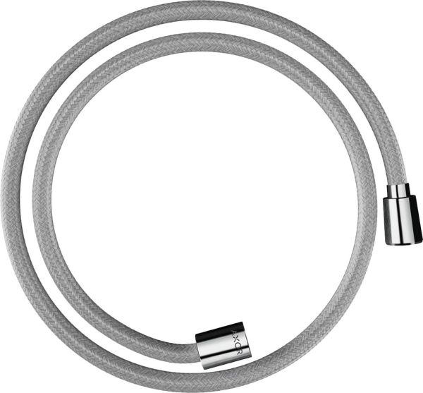 Axor ShowerSolutions Textil-Brauseschlauch 1,25m, mit konischer und zylindrischer Mutter, chrom 28227000