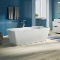 Vorschau: Duravit DuraSkye freistehende Rechteck-Badewanne 150x75cm 700562, weiß 700562000000000