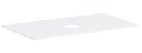 hansgrohe Xevolos E Konsole 98x55cm für Aufsatzwaschtisch mittig ohne Hahnloch, weiß matt 54329700