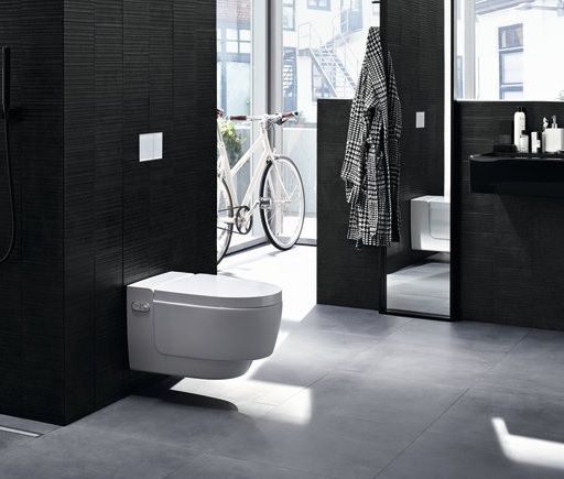 Geberit AquaClean Mera Comfort Wand-Dusch-WC, weiß