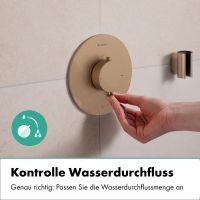 Vorschau: hansgrohe Ecostat Comfort S Thermostat Unterputz 1 Funktion, brushed bronze