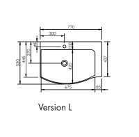 Vorschau: Burgbad Sinea 3.0 Waschtisch mit Unterschrank 77cm