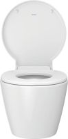 Vorschau: Duravit Starck 1 Wand-WC 57,5x41cm, rund, WonderGliss, Durafix, weiß