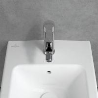 Vorschau: Villeroy&Boch Architectura Einhebel-Bidetarmatur mit Ablaufgarnitur, chrom