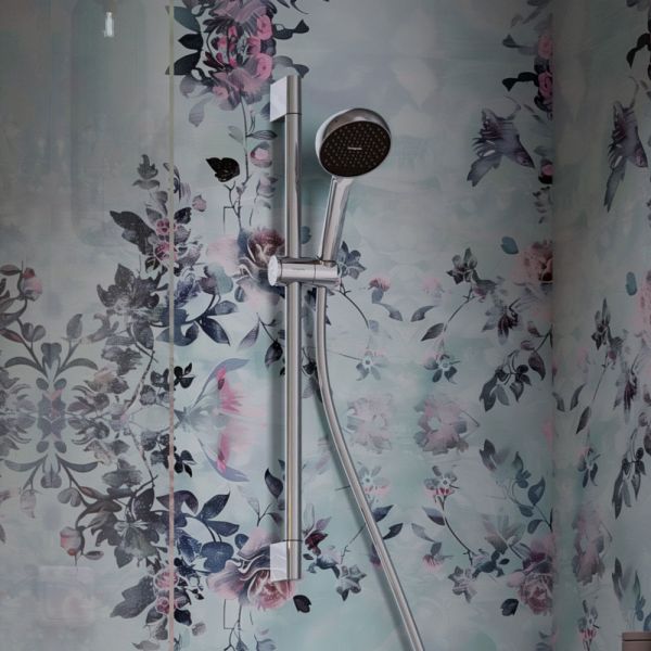 hansgrohe Activera S Duschset 95 1 Strahlart wassersparend mit Duschstange 65cm chrom 28041000