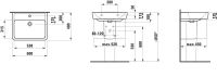 Vorschau: Laufen Pro A Waschtisch unterbaufähig ohne Überlauf, ohne Hahnloch, 60x48cm, weiß_1
