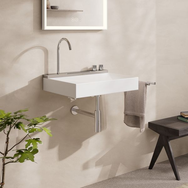 hansgrohe Avalegra AquaUnit Waschbecken 58x48cm, ohne Ablage mit Armatur in chrom
